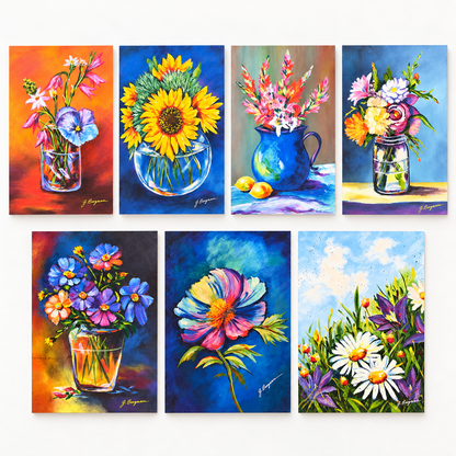 Floral Art Prints 12x16 — Seven Designs | Fabulous Firefly