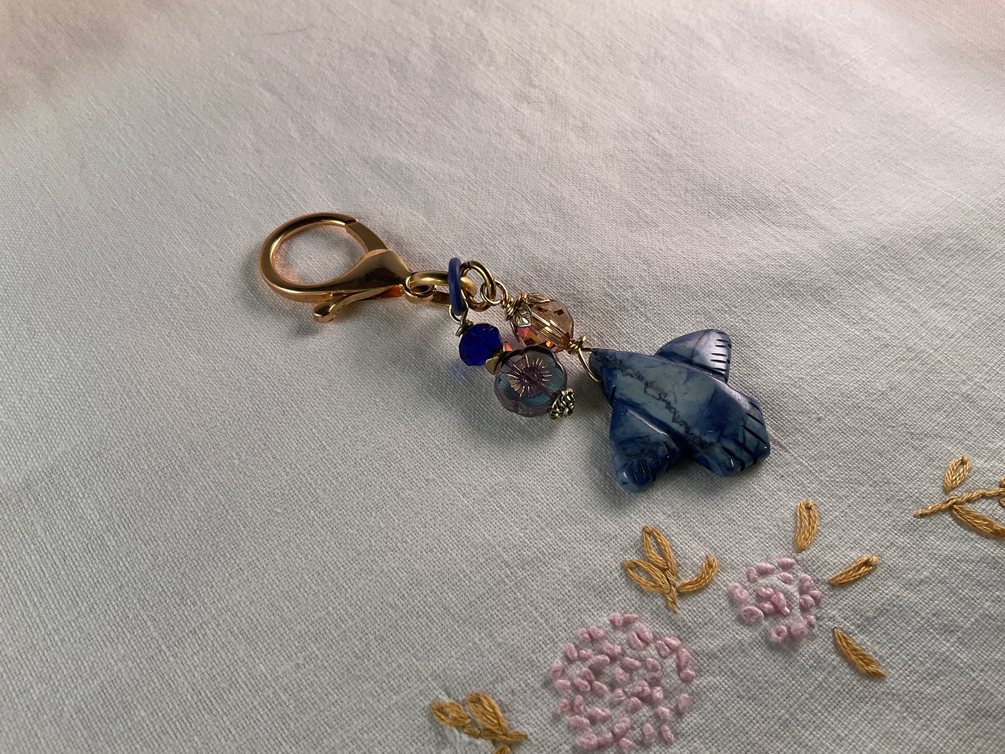Purse Charm - Blue Bird of Happiness