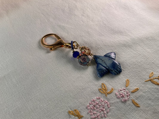 Purse Charm - Blue Bird of Happiness