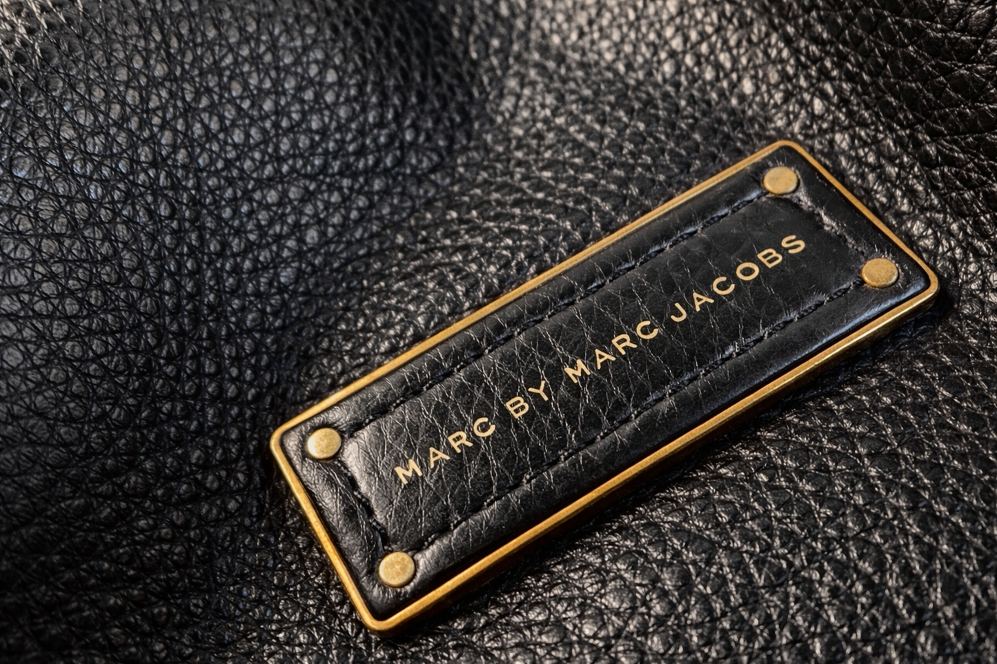 Marc by Marc Jacobs Vintage Black Leather Shoulder Bag