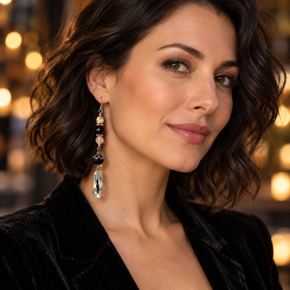 All That Sparkle Swarovski Crystal Drop Earrings