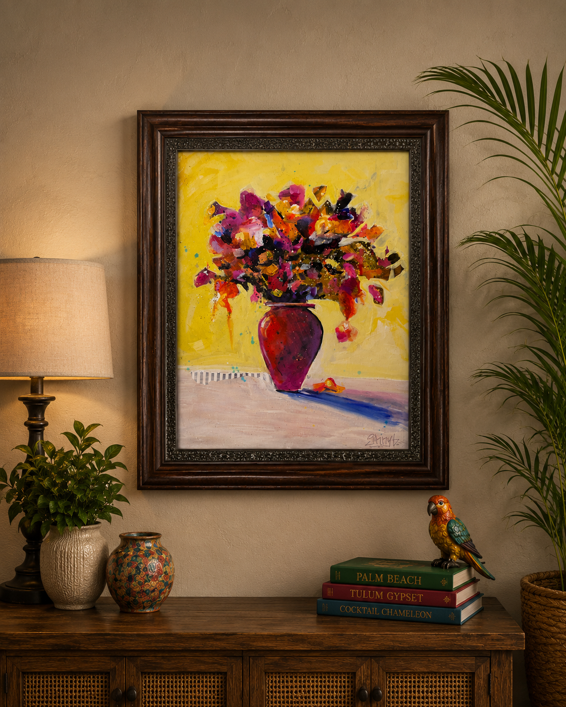 Beautiful Chaos 16 x 20 Mixed Media Painting