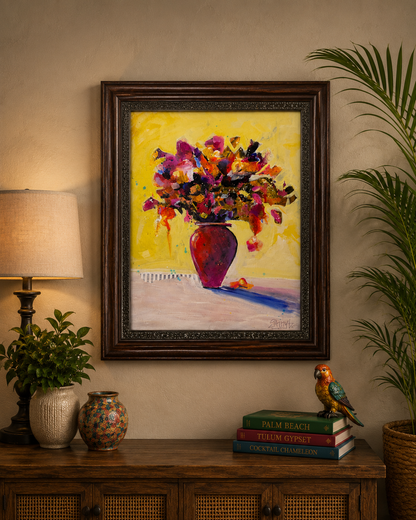 Beautiful Chaos 16 x 20 Mixed Media Painting