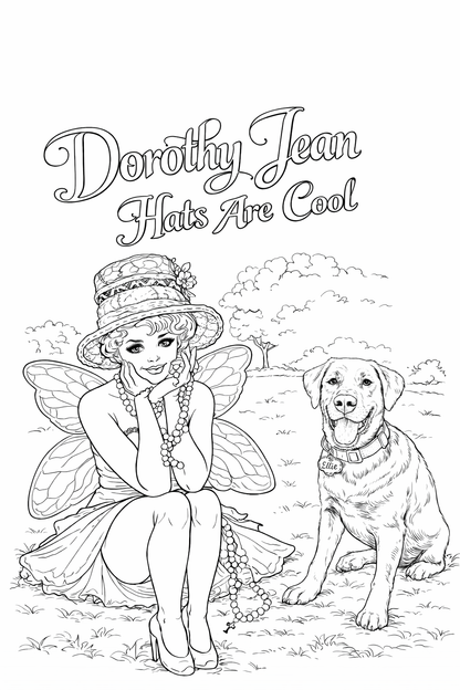 Free Printable Coloring Page -  The Fabulous Firefly Family!