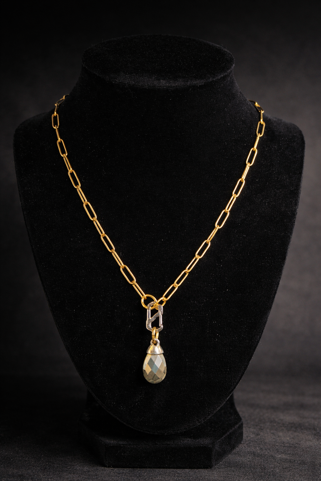 Golden Spark Drip Necklace