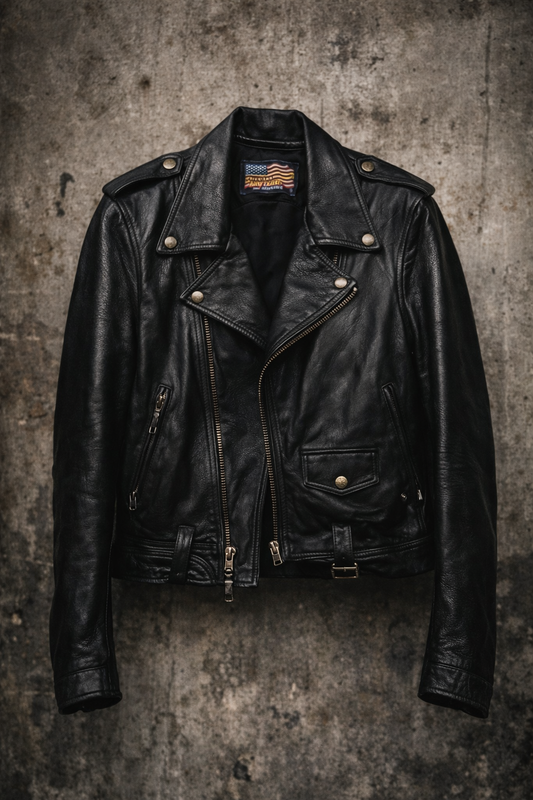 Vintage Easyriders Women’s XL Leather Moto Jacket – Heavyweight Riding Classic