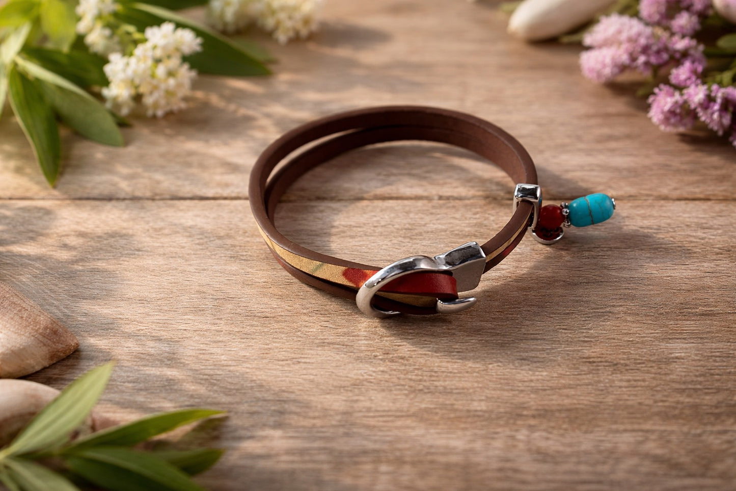 Desert Sunset Wrap Bracelet - 8"