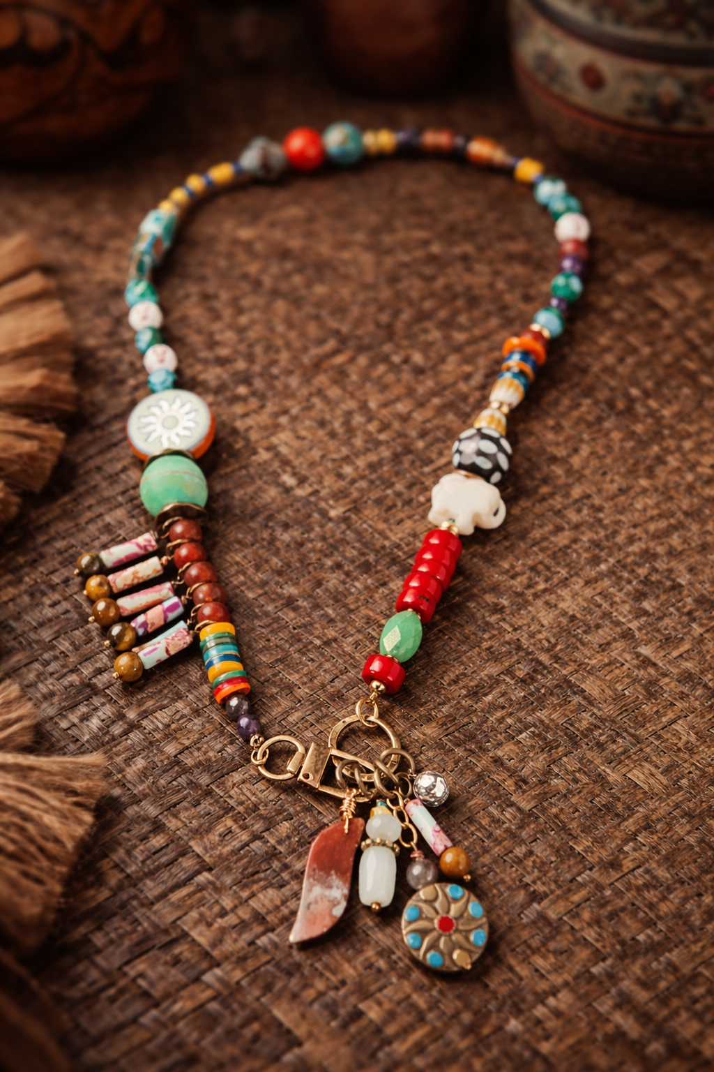 Wanderlust Talisman Charm Necklace