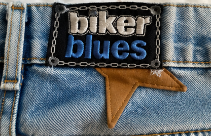 Vintage Levi’s Starlight Rebel Jeans | Distressed Star Patch Denim | Biker Blues Collection