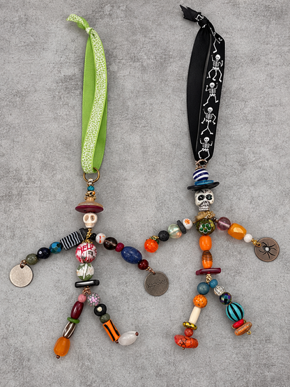 Skelly Beaded Hanging Skeleton | Large or Small