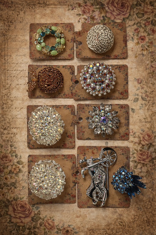 Vintage Brooch Bar – Choose Your Favorite Statement Pin!