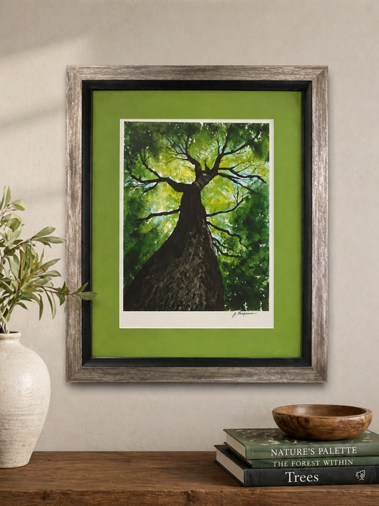Reaching for the Light - Watercolor Painting