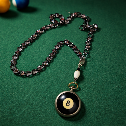 The Odds Were Never Against You – Convertible Eight Ball Necklace