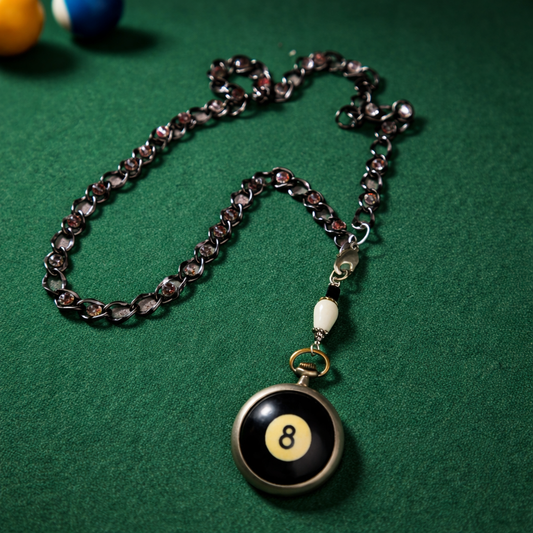 The Odds Were Never Against You – Convertible Eight Ball Necklace