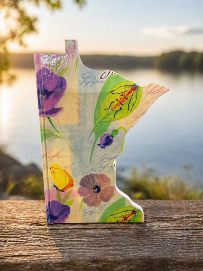 Minnesota Shaped Hardcover Notebook – Lined Journal – 8.5” State Book