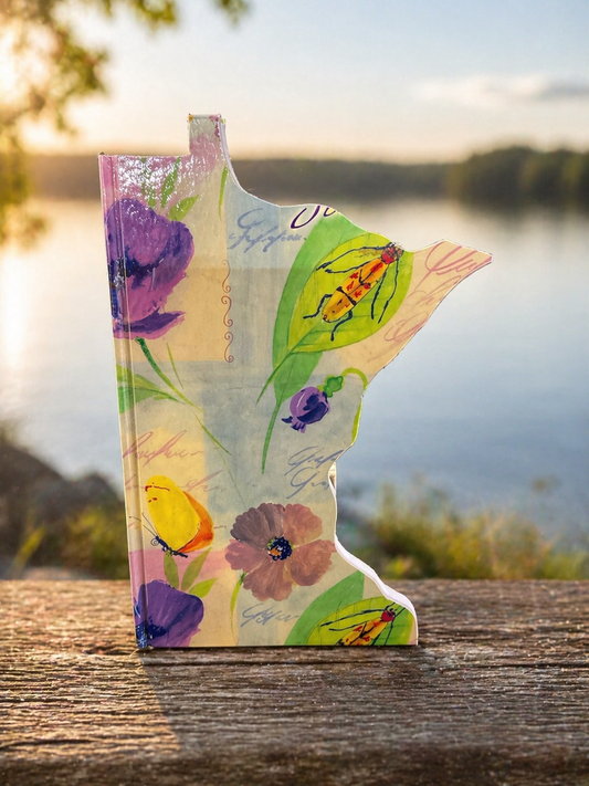 Minnesota Shaped Hardcover Notebook – Lined Journal – 8.5” State Book