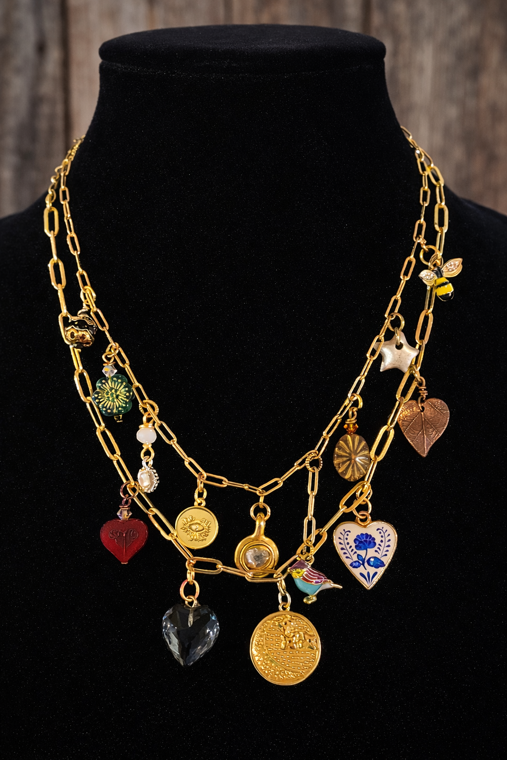 Whimsy & Wonder Double Strand Charm Necklace