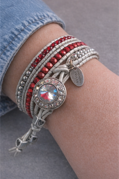 Boho Beaded Wrap Bracelets – Colorful Leather Multi-Wrap Bracelet Collection