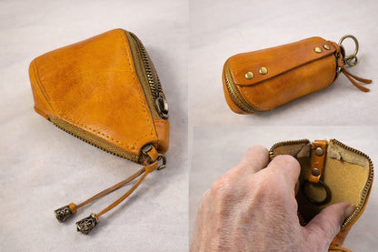 Little Wanderer Leather Key Pouch