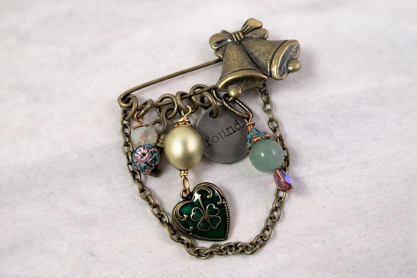 Lucky Bells Charm Pin