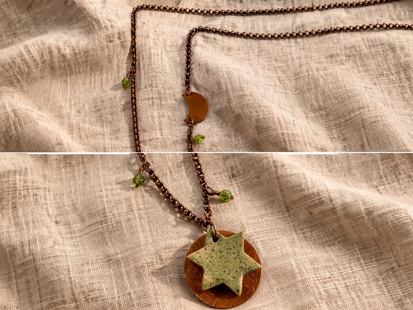 Moon & Meadow Star Necklace
