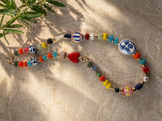 Color Me Happy – Mixed Bead Layering Necklace