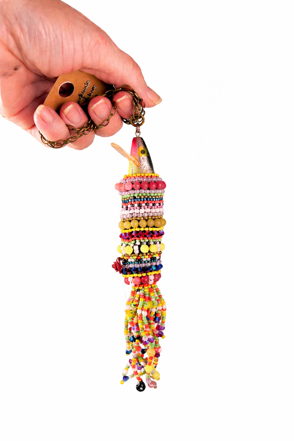 Catch of the Day Fringe Lure Necklace