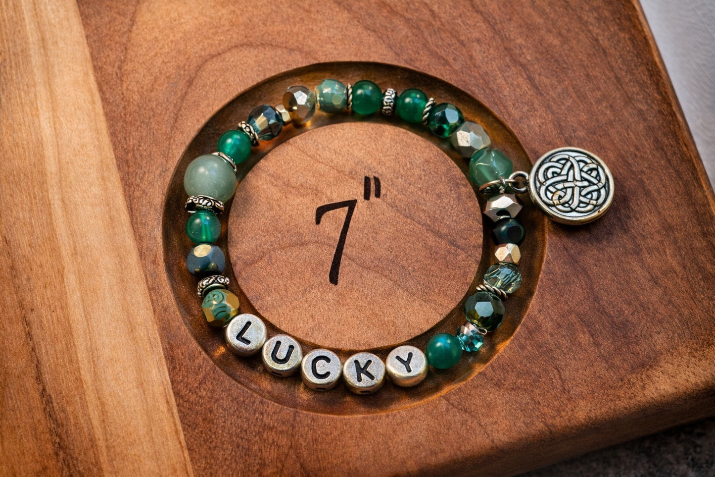 Lucky Charm Celtic Stretch Bracelet