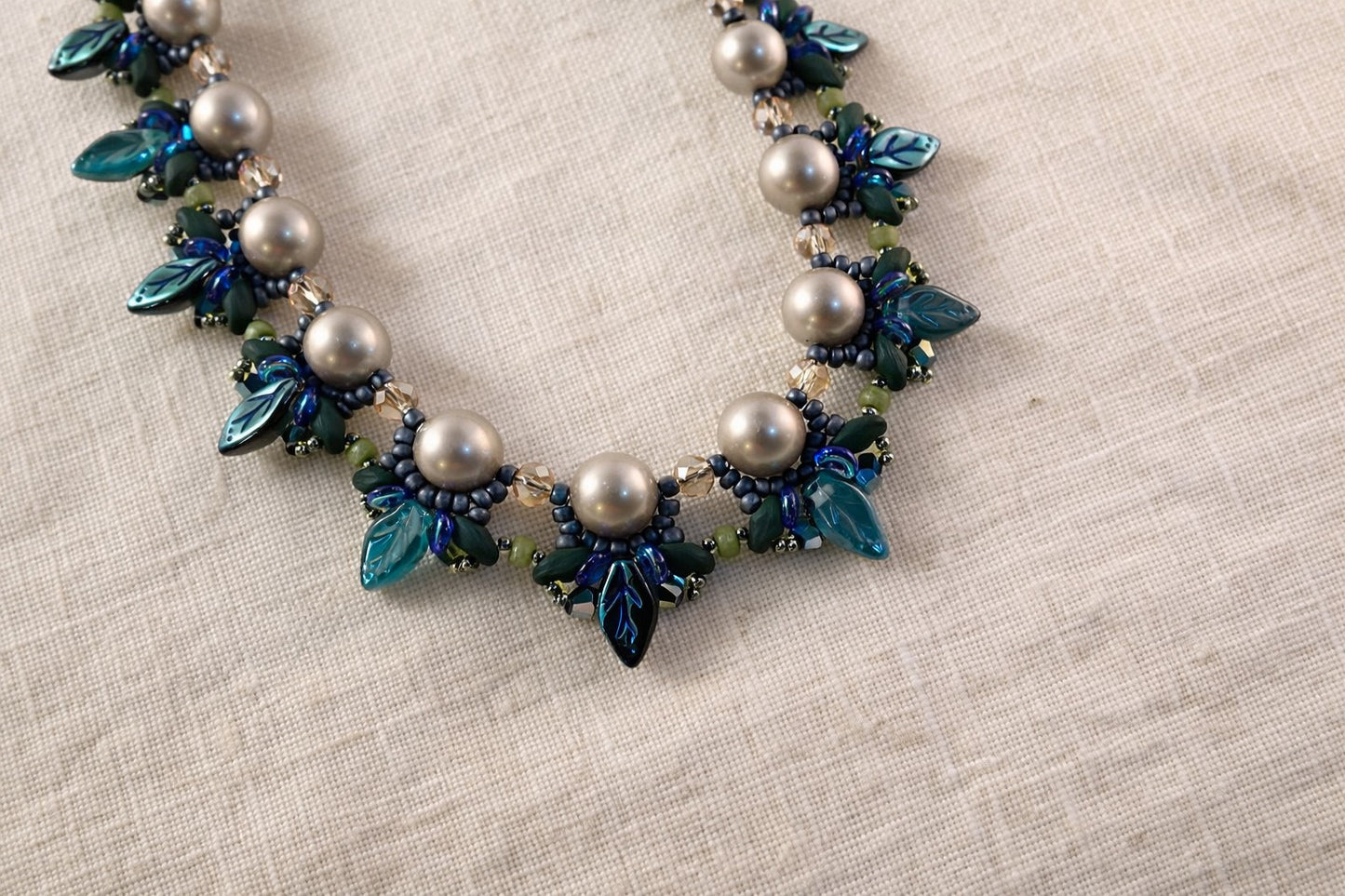 Midnight Garden Pearl Necklace