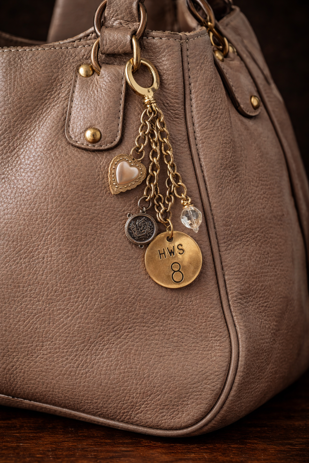 Happy Vibes Charm Clip – Boho Beaded Purse & Backpack Charm