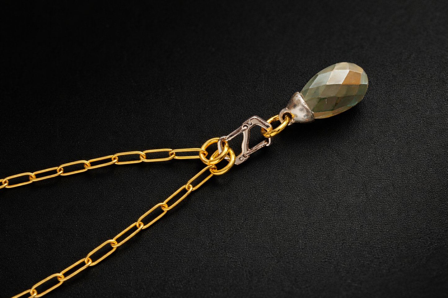 Golden Spark Drip Necklace
