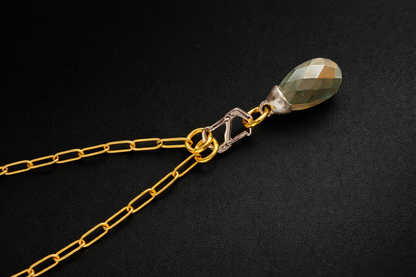 Golden Spark Drip Necklace