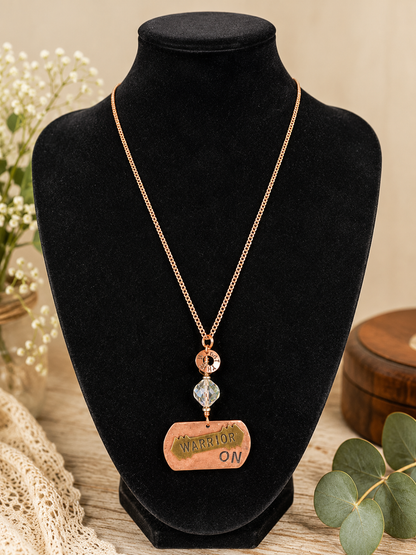The Grit & Grace Collection - – Warrior On, Self Made & Wake Up Brave Handmade Jewelry