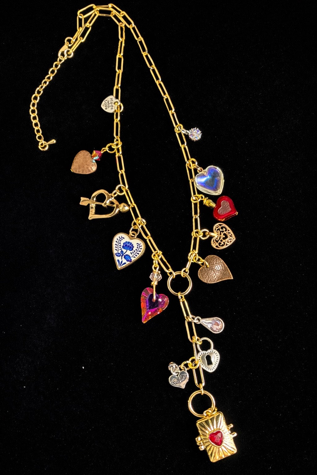 Keepsakes & Hearts Mixed-Metal Necklace