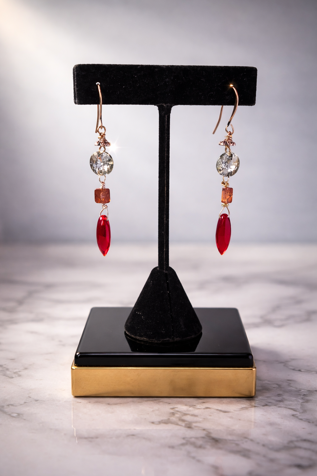Ember Drop Luxe Earrings