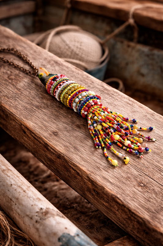 Catch of the Day Fringe Lure Necklace