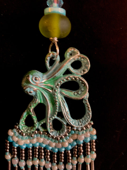 Octopus Purse Charm