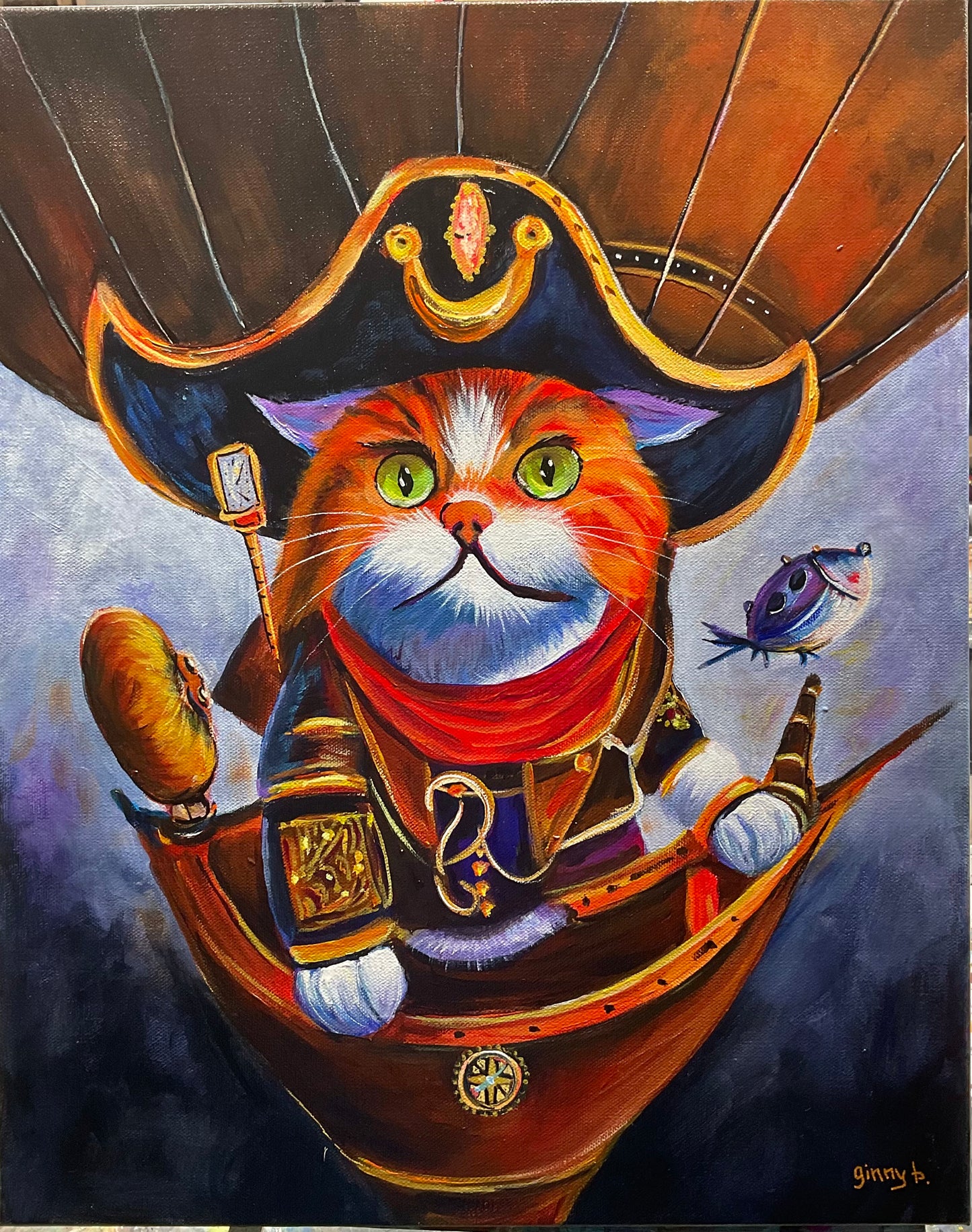 Captain Furball Painting