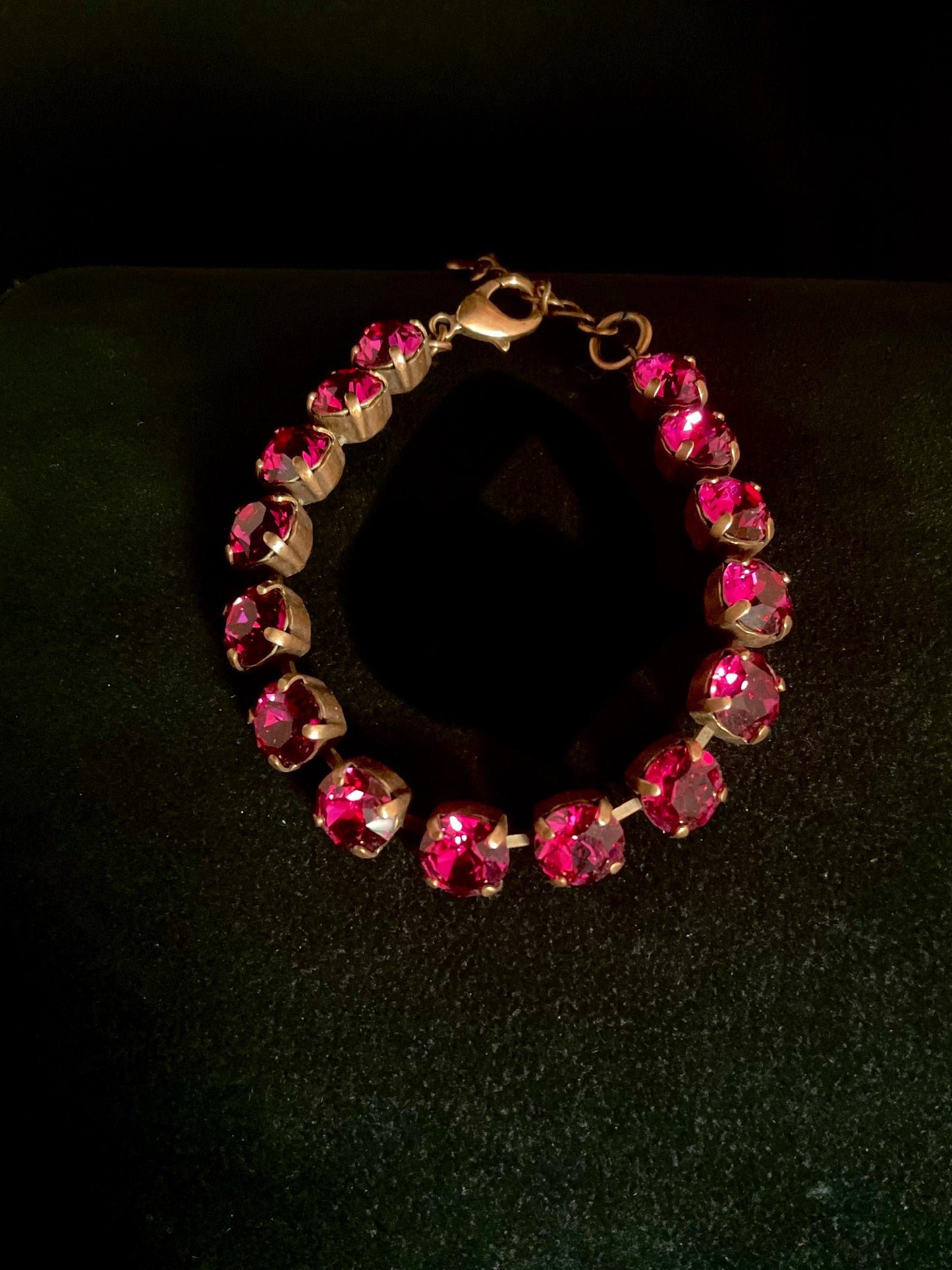 Raspberry Delight Sparkle Bracelet