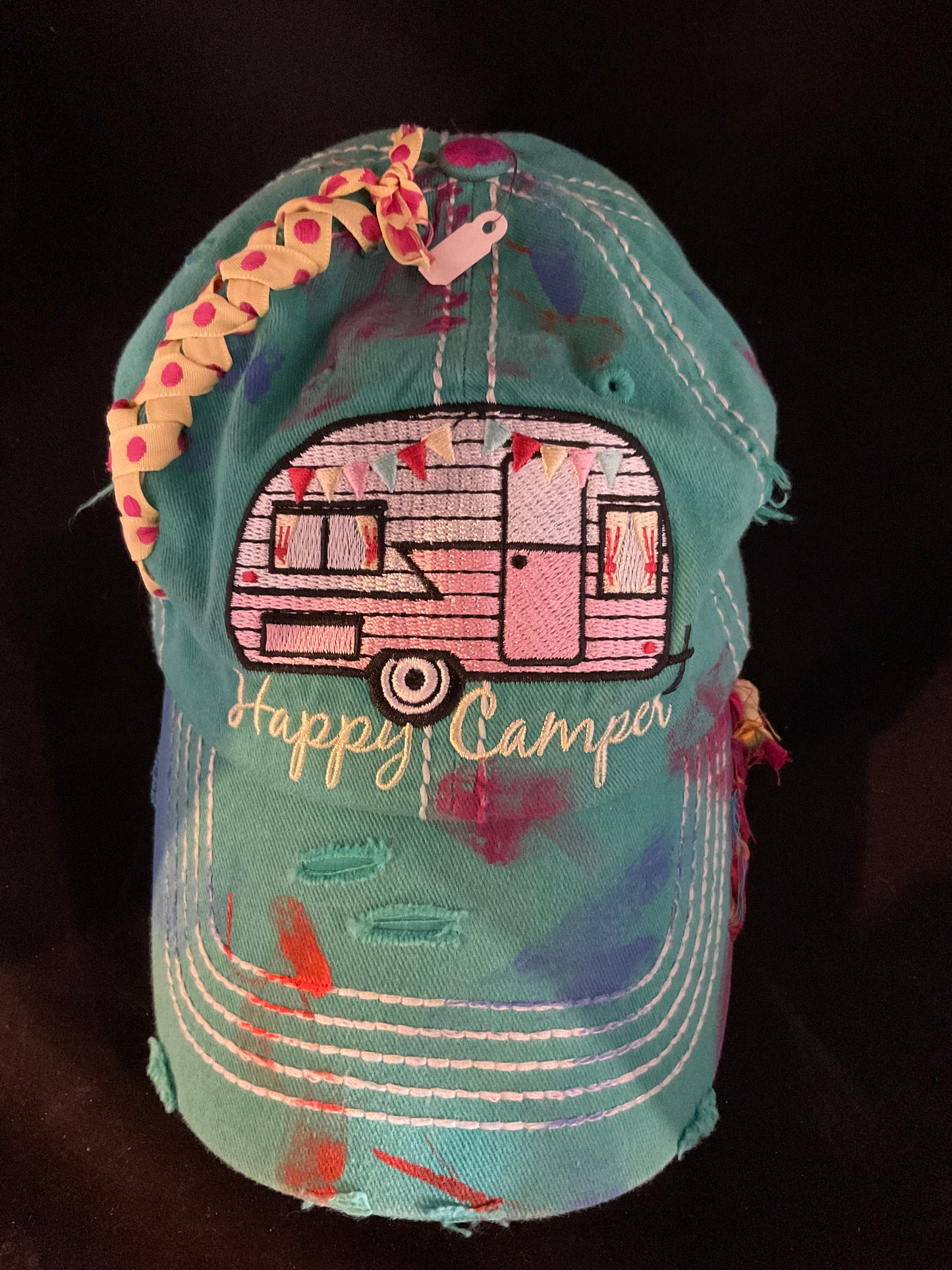 Happy Camper Baseball Hat