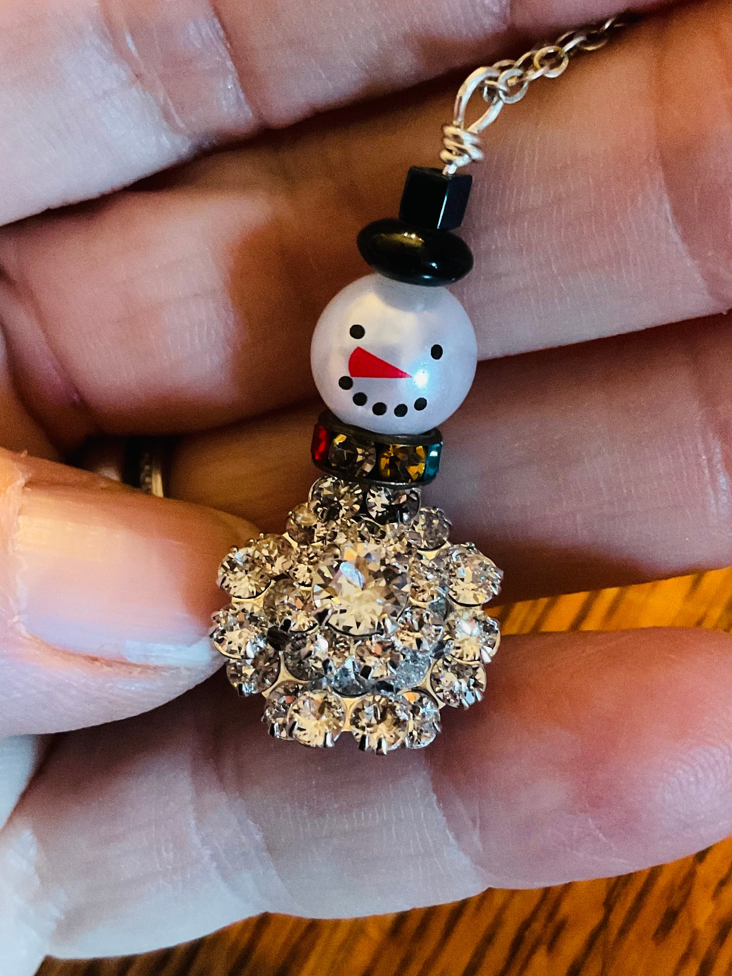 Winter Beaded Charm Cuties Necklace