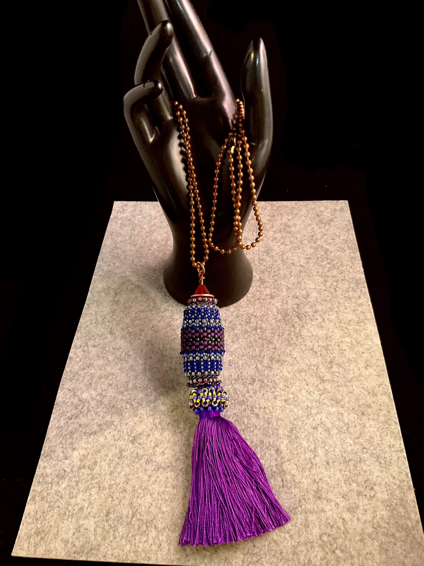 Big Bad Beautiful Beaded Bead Necklace