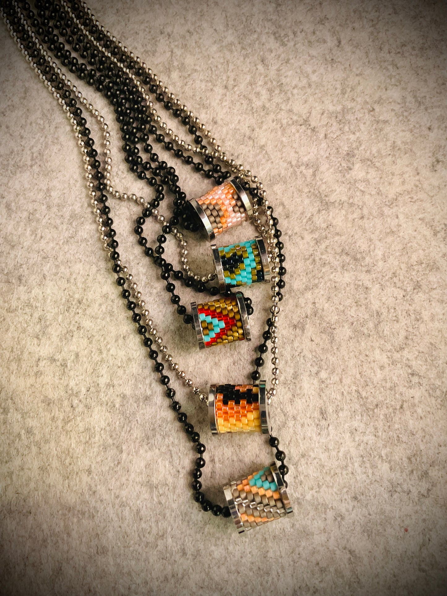 Barrel Of Bead Charm Necklace