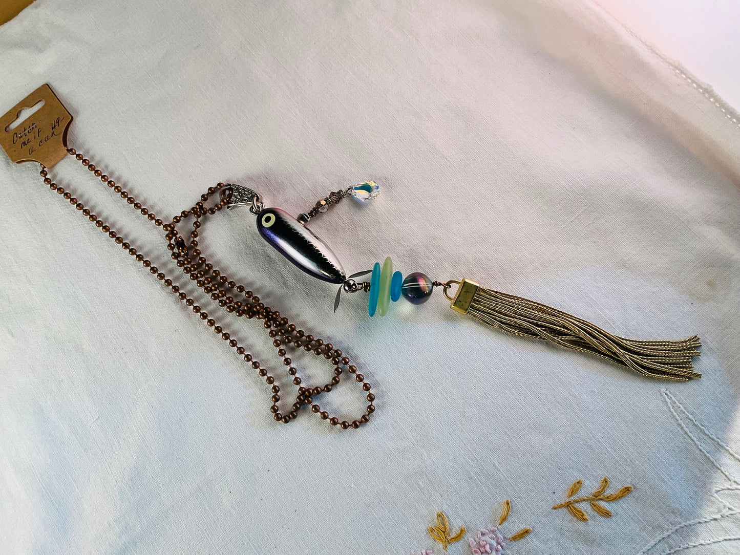 Necklace - Catch of the Day Fishing Necklace