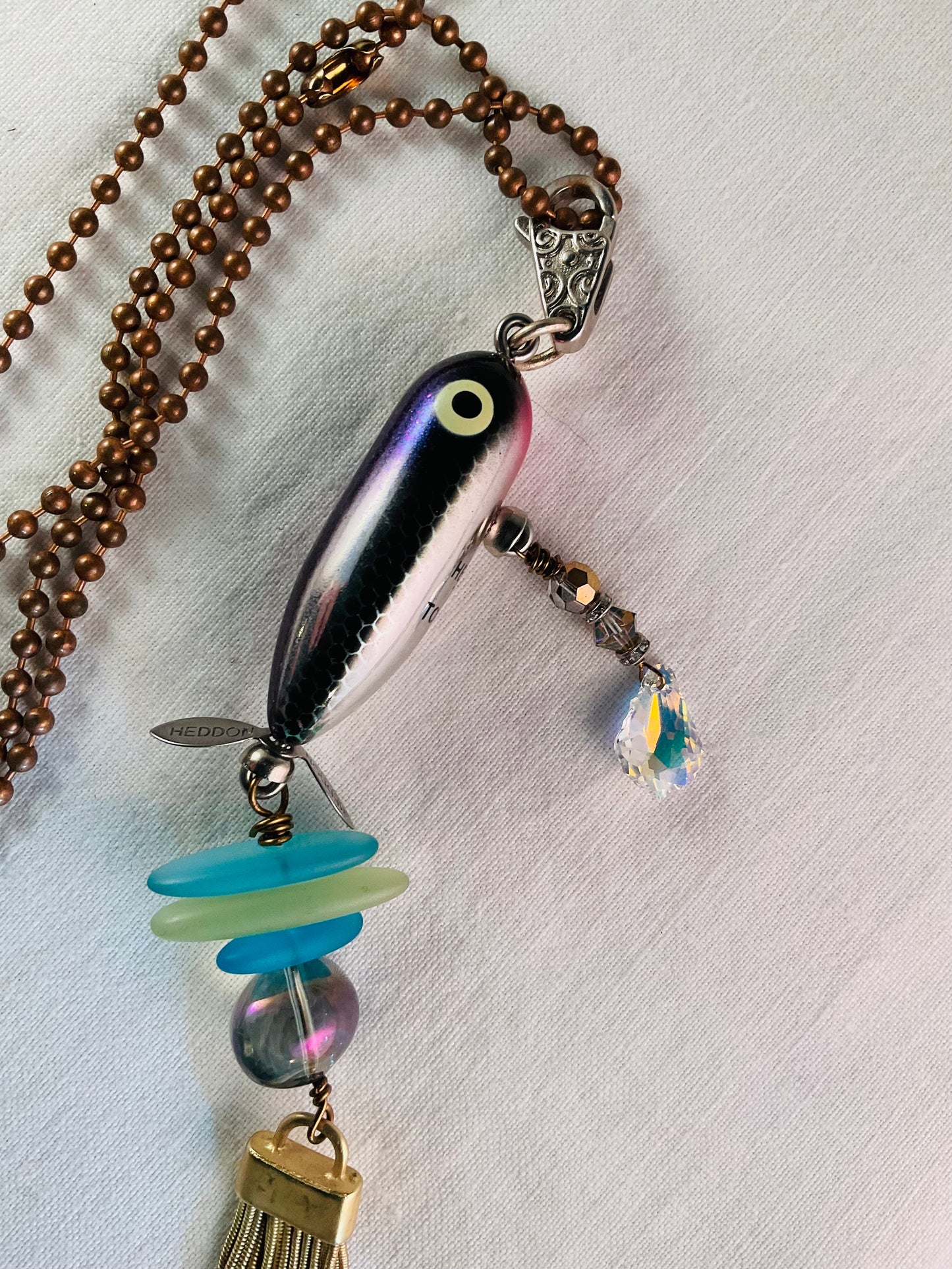 Necklace - Catch of the Day Fishing Necklace