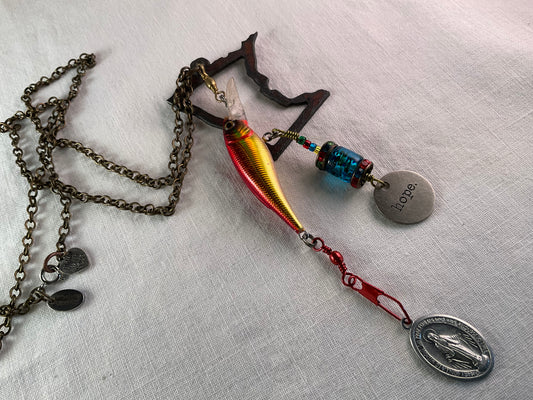 Necklace - Minnesota HOPE - Praying to catch the big one!