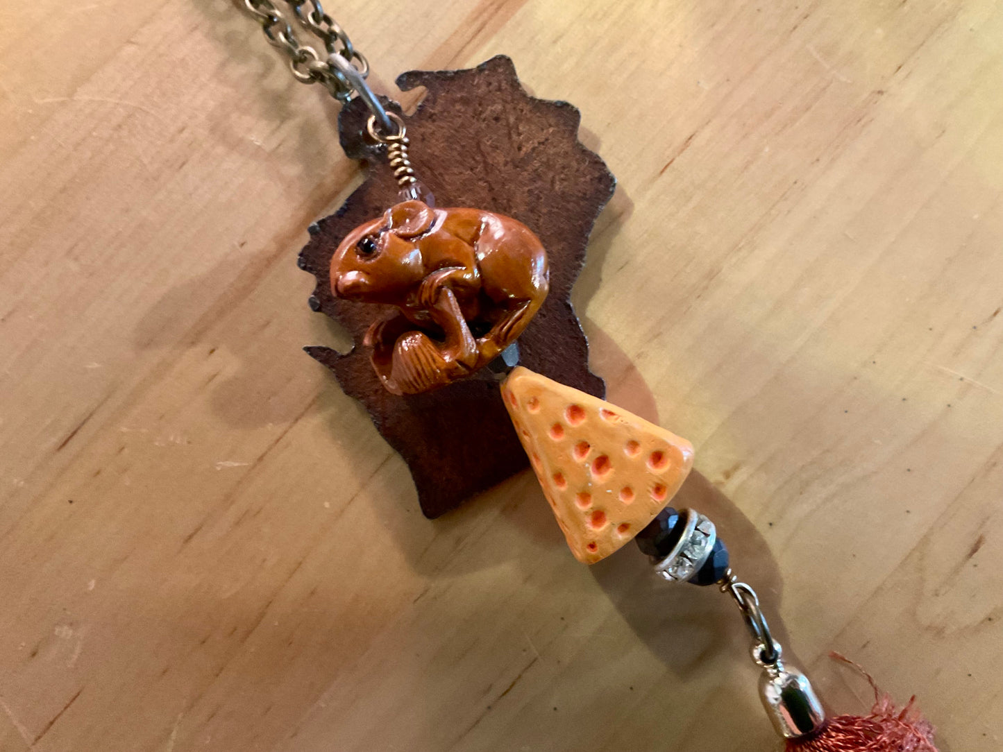 Necklace - Wisconsin Cheese Whiz