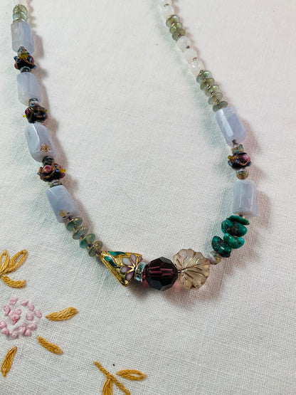 Necklace - Heart 18" Turquoise Necklace