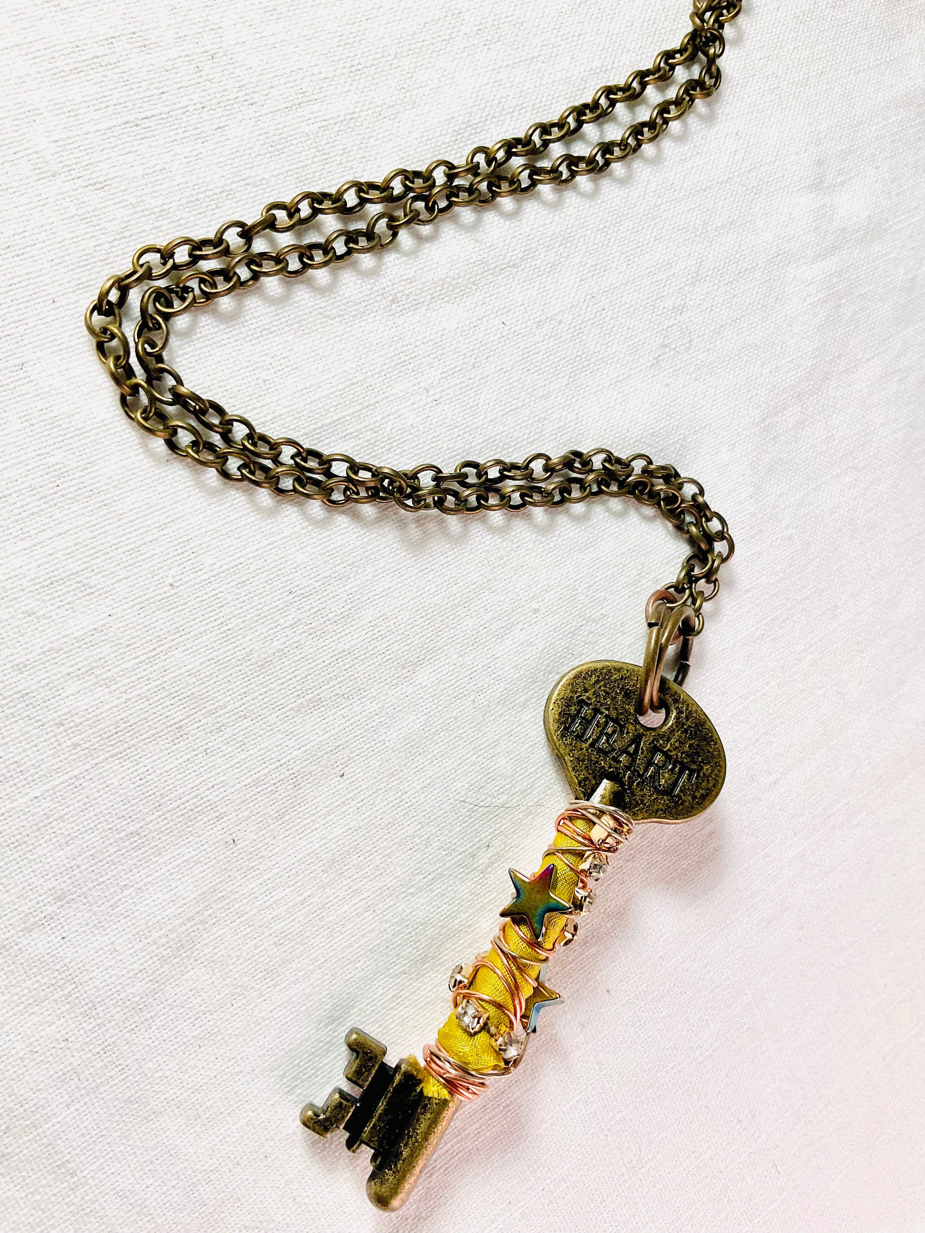 Necklace - Key To The Stars and Your Heart – Fabulous Firefly