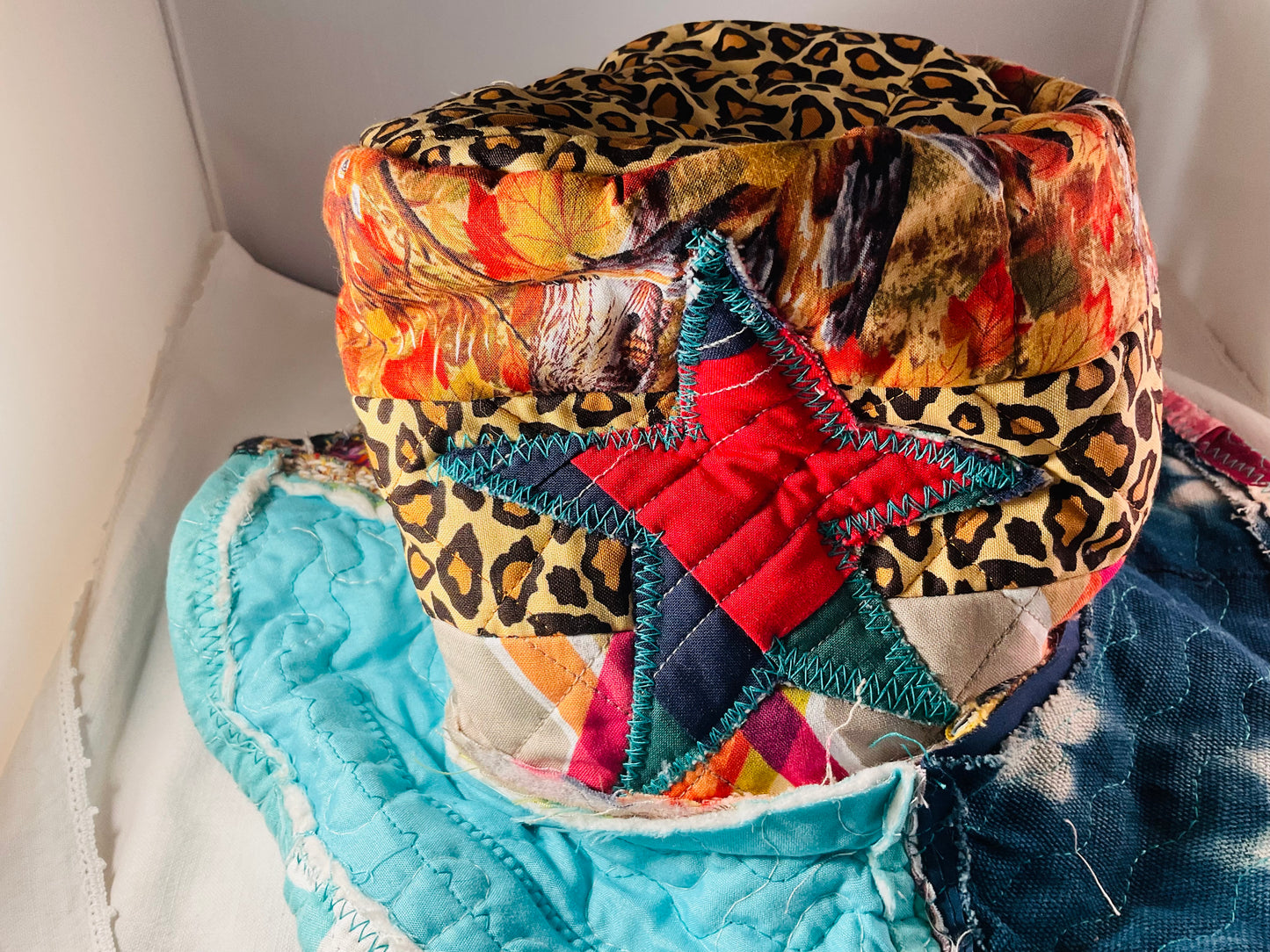 Dorothy Jean Hat 21 1/2" inside seam REVERSIBLE